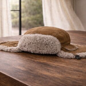 Tough Duck Canvas Faux-Fur Trapper Hat — Size LargeQuilted Thinsulate Lining